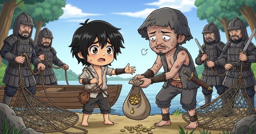 ภาพประกอบนิทานกริมม์เรื่องเจ้าหญิงชุดดำทั้งสาม 3