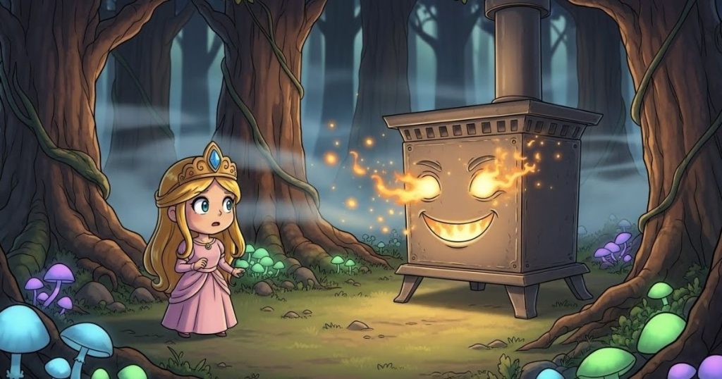 ภาพประกอบนิทานกริมม์เรื่องเตาเหล็ก 2