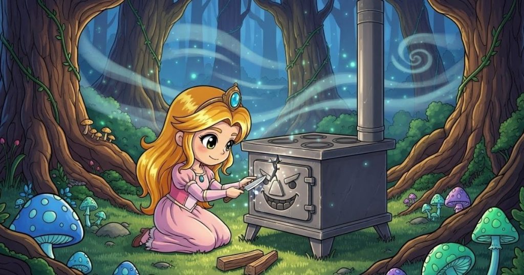 ภาพประกอบนิทานกริมม์เรื่องเตาเหล็ก 3