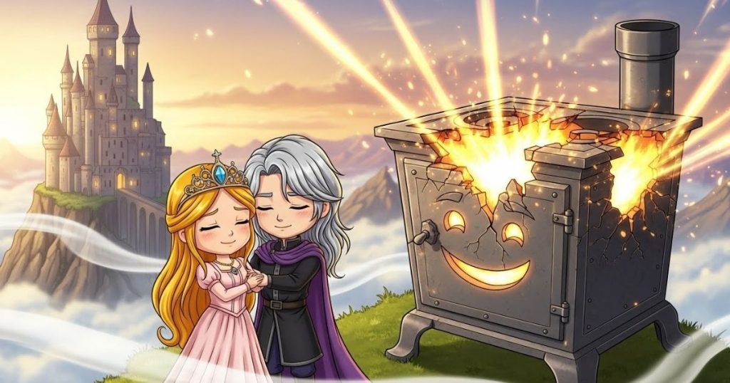 ภาพประกอบนิทานกริมม์เรื่องเตาเหล็ก 6