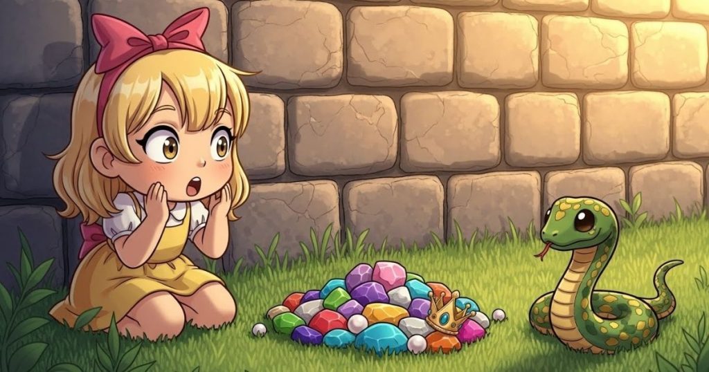 ภาพประกอบนิทานกริมม์เรื่องเรื่องเล่าเกี่ยวกับงู 3