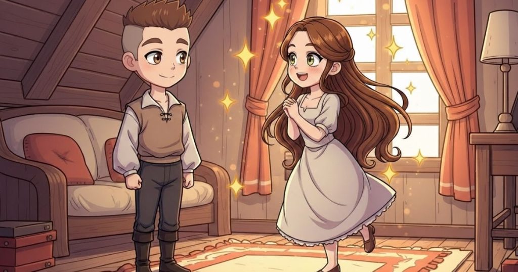 ภาพประกอบนิทานกริมม์เรื่องแม่สาวแคทรีเนลเยผู้เลอโฉมกับนายปิ๊ฟ-ปั๊ฟ-โปลทรี 4