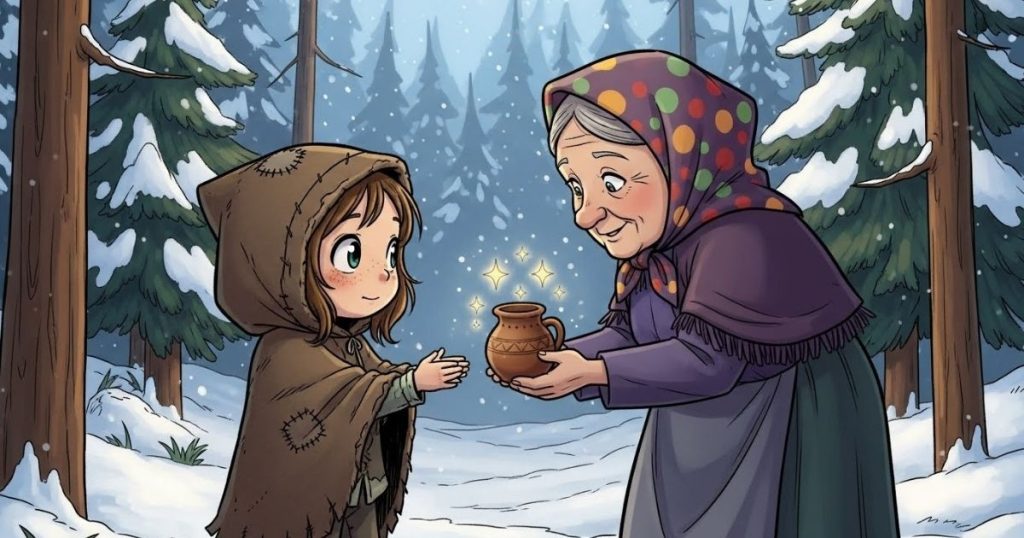 ภาพประกอบนิทานกริมม์เรื่องโจ๊กหวาน