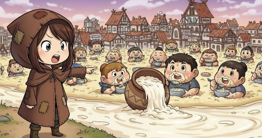 ภาพประกอบนิทานกริมม์เรื่องโจ๊กหวาน 4