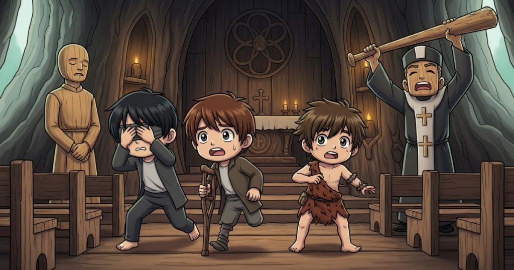 ภาพประกอบนิทานกริมม์เรื่องโนอิสต์และลูกชายทั้งสามของเขา 5