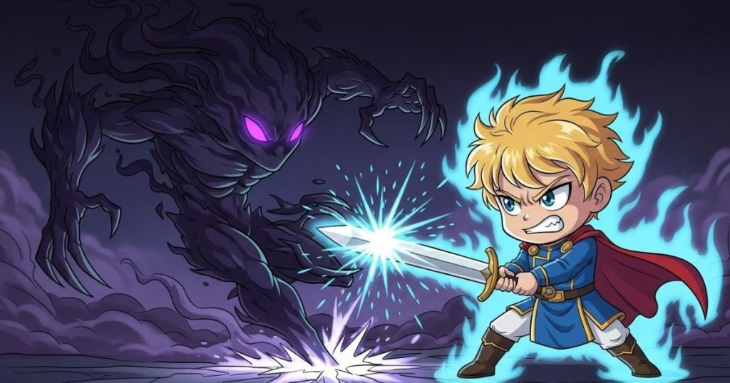 ภาพประกอบนิทานกริมม์เรื่องโอรสกษัตริย์ผู้ไร้ความกลัว