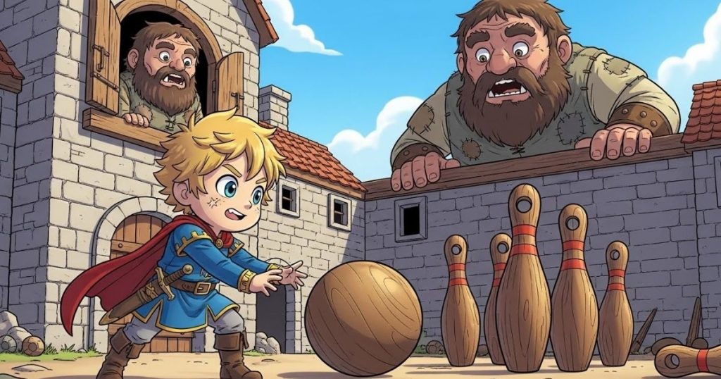 ภาพประกอบนิทานกริมม์เรื่องโอรสกษัตริย์ผู้ไร้ความกลัว 2