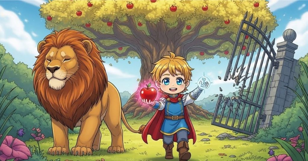 ภาพประกอบนิทานกริมม์เรื่องโอรสกษัตริย์ผู้ไร้ความกลัว 3