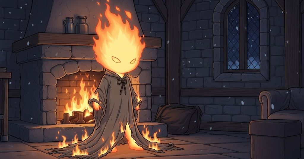 ภาพประกอบนิทานกริมม์เรื่องหญิงขอทานชรา 5